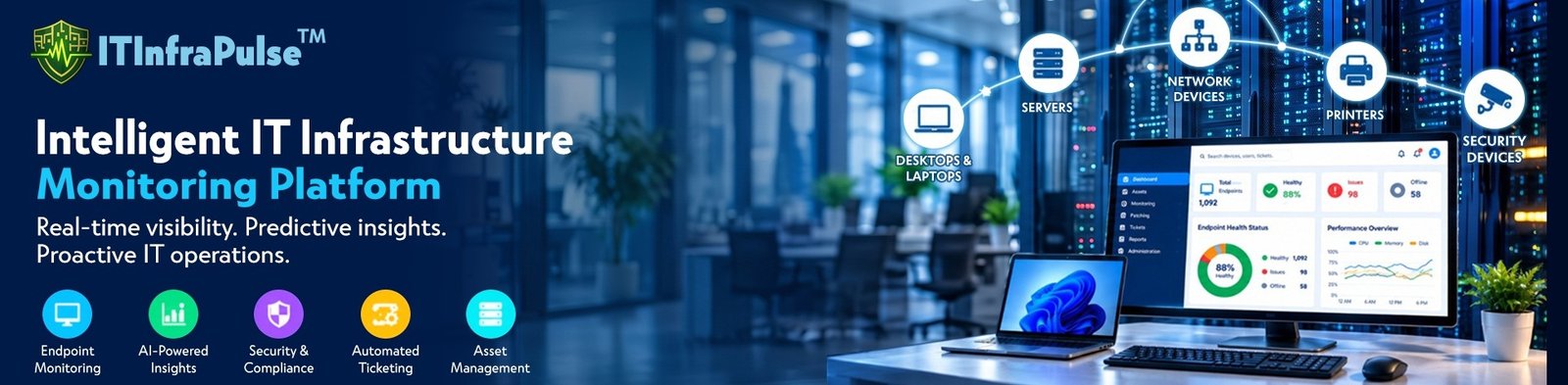 ITInfraPulse — Intelligent IT Infrastructure Monitoring Platform
